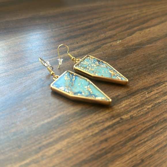 Resin earrings! - Picture 2 of 4
